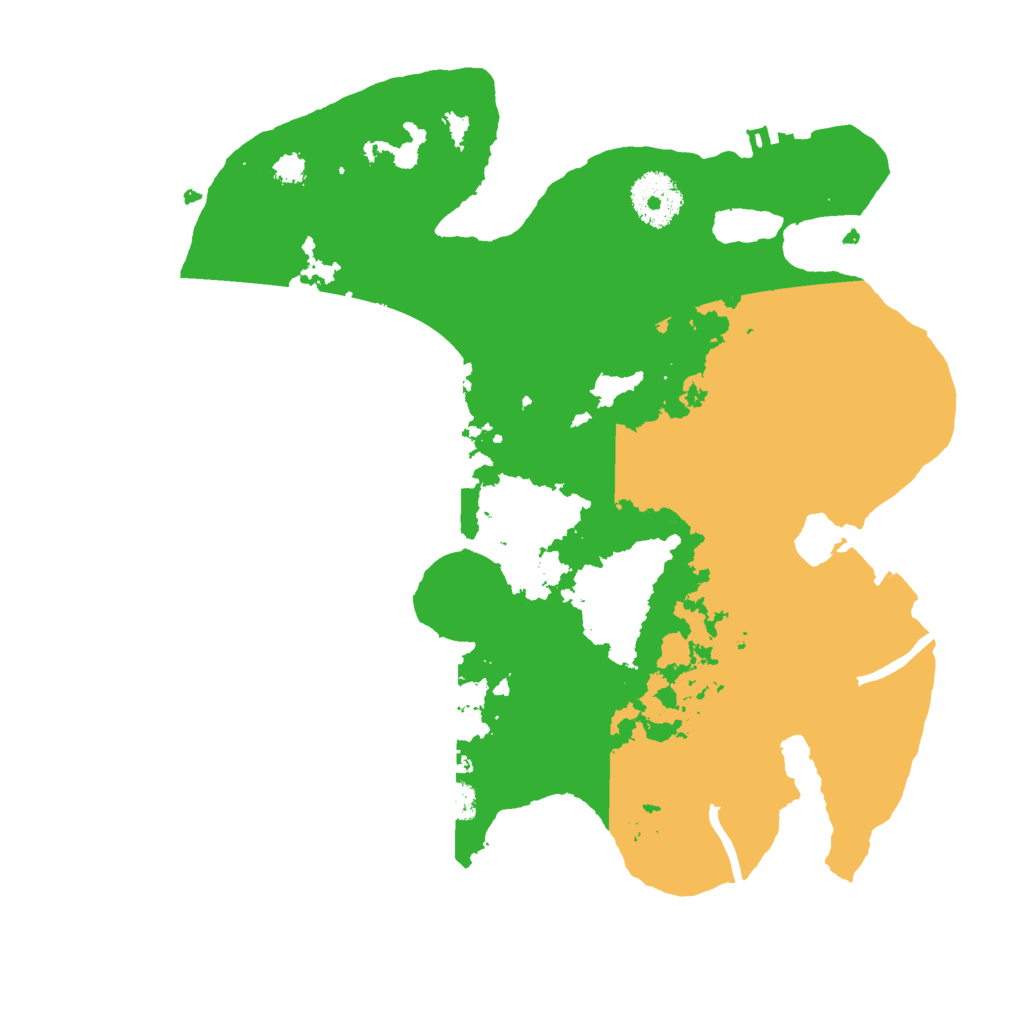 Biome Rust Map: Procedural Map, Size: 3000, Seed: 6128503