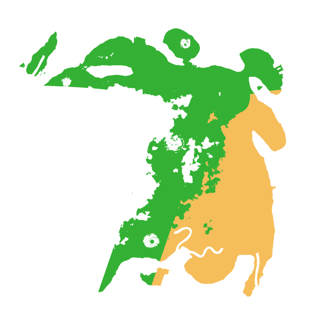 Biome Rust Map: Procedural Map, Size: 3250, Seed: 904026270
