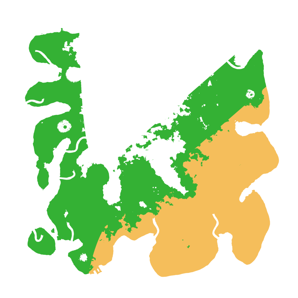 Biome Rust Map: Procedural Map, Size: 3500, Seed: 1722217388