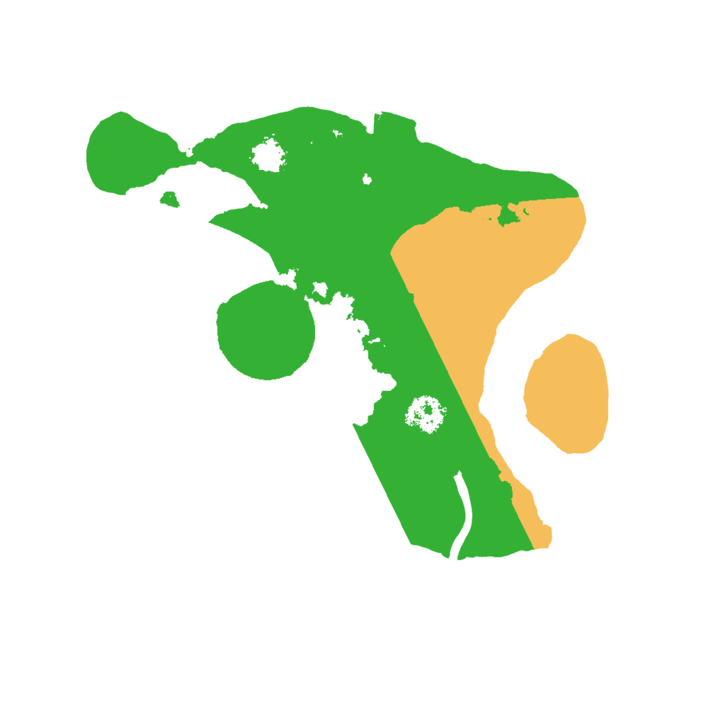 Biome Rust Map: Procedural Map, Size: 2000, Seed: 577370634