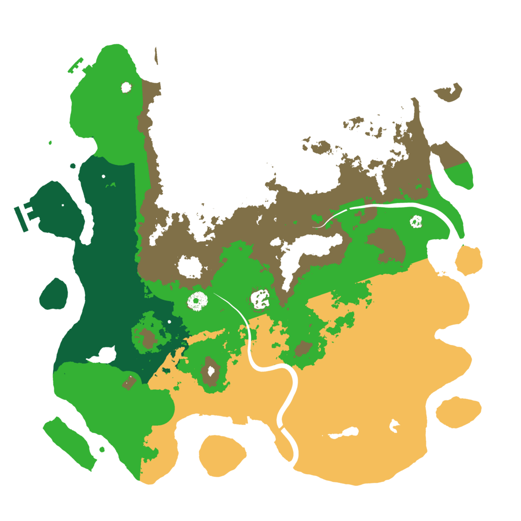 Biome Rust Map: Procedural Map, Size: 4000, Seed: 129070081