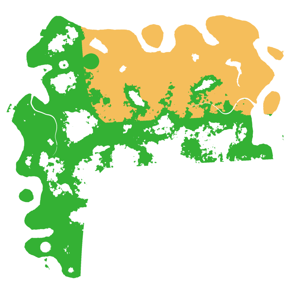 Biome Rust Map: Procedural Map, Size: 5000, Seed: 571002836