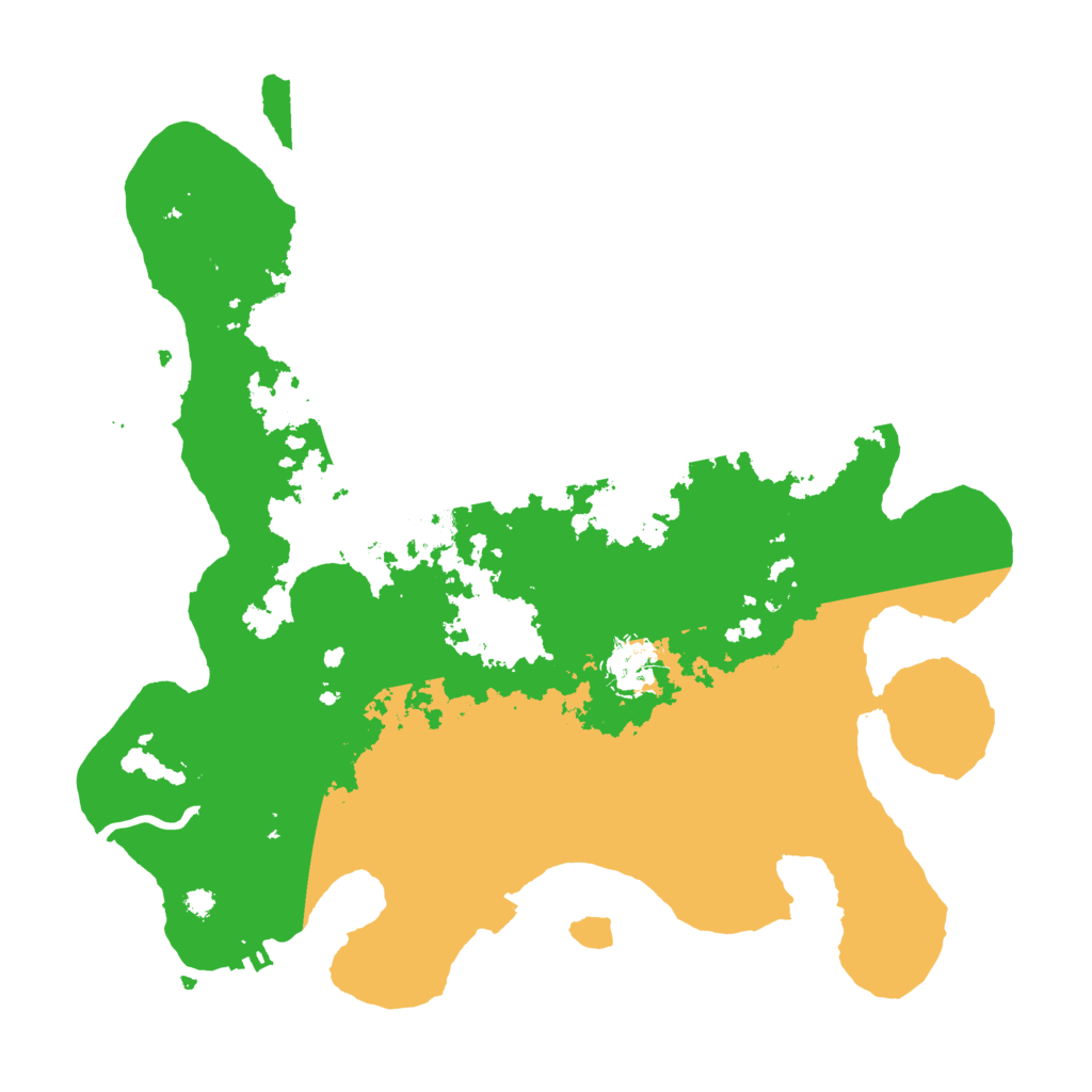 Biome Rust Map: Procedural Map, Size: 3500, Seed: 146232736