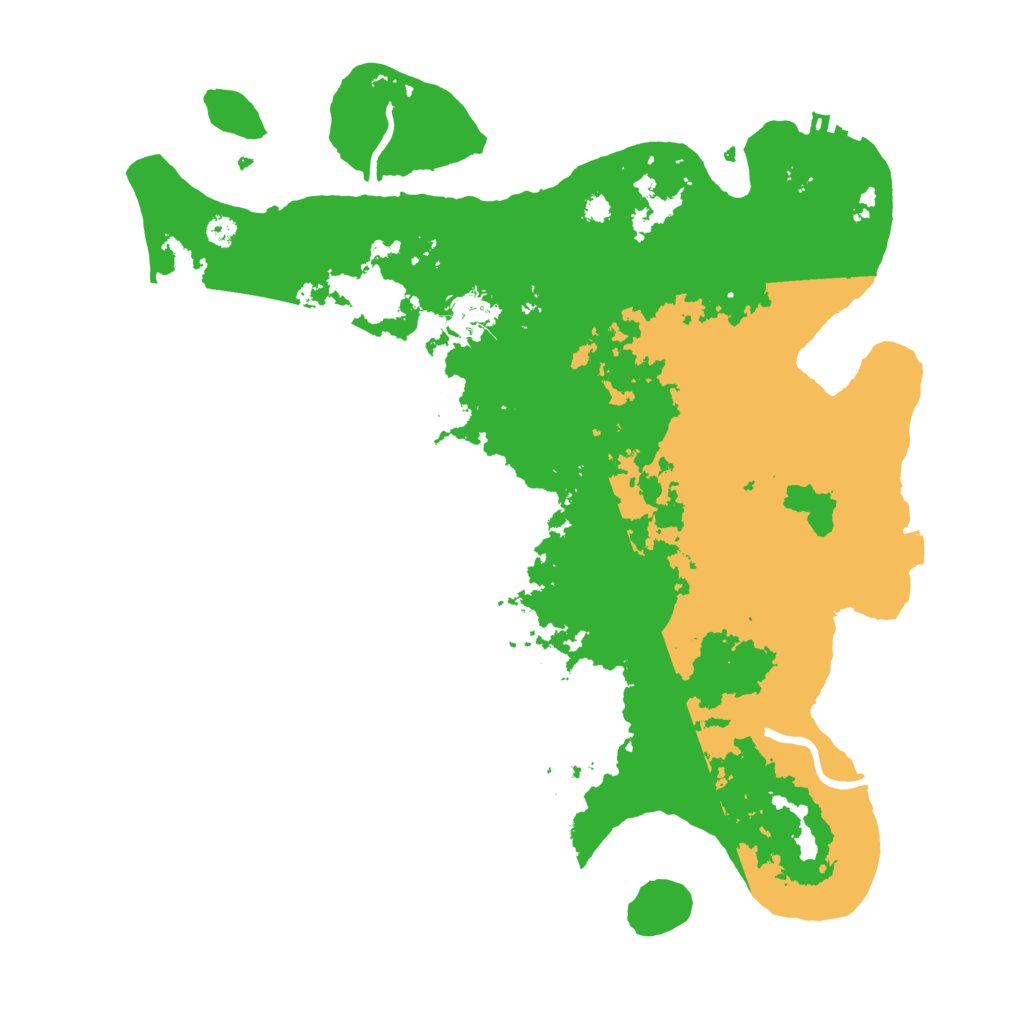 Biome Rust Map: Procedural Map, Size: 3500, Seed: 2907