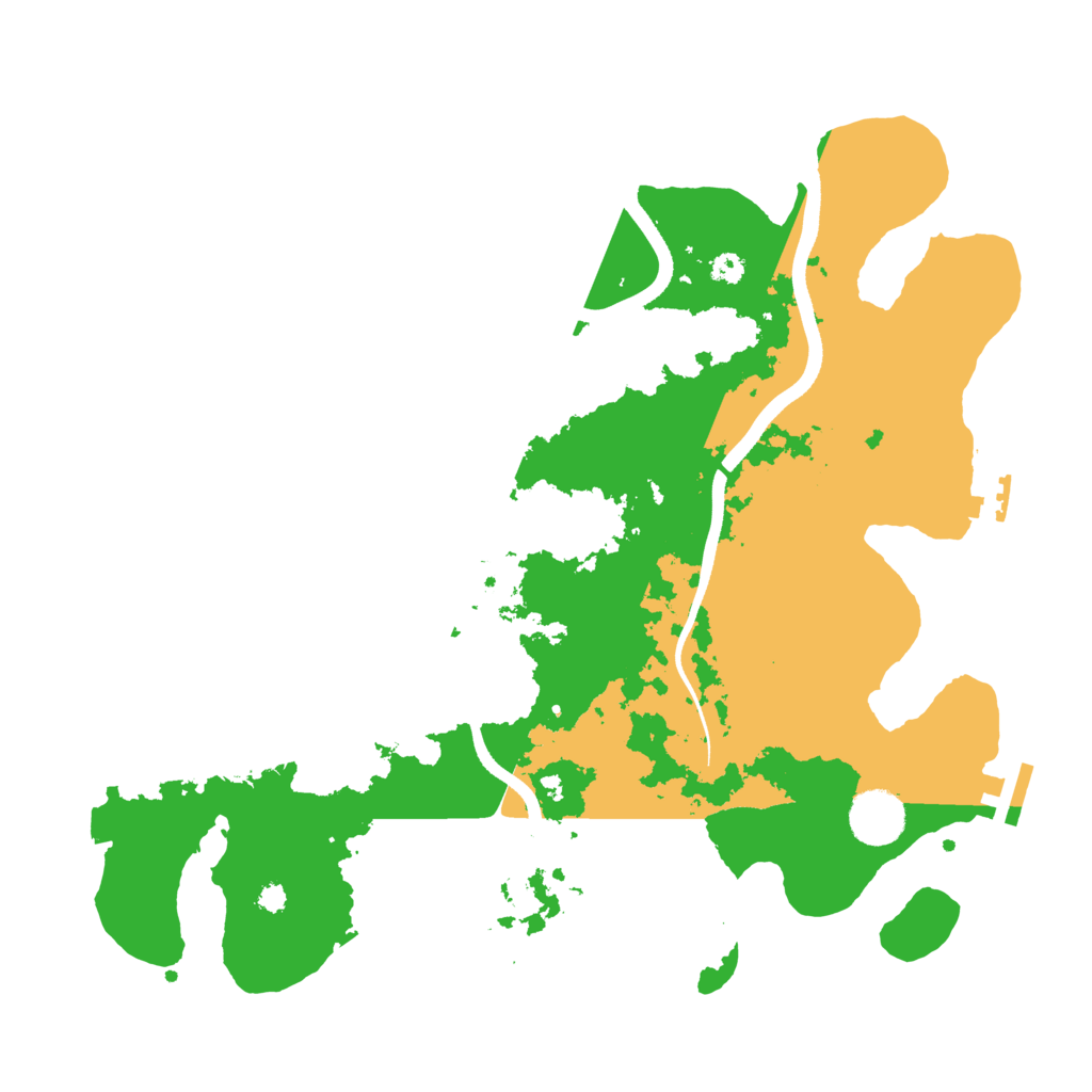 Biome Rust Map: Procedural Map, Size: 3500, Seed: 1290793366