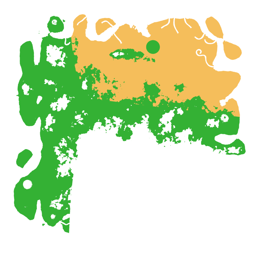 Biome Rust Map: Procedural Map, Size: 5000, Seed: 4421