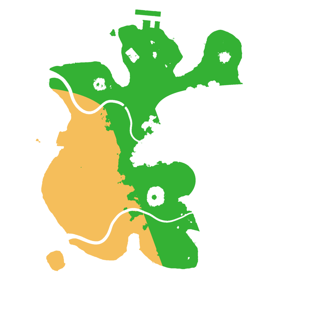 Biome Rust Map: Procedural Map, Size: 2455, Seed: 142
