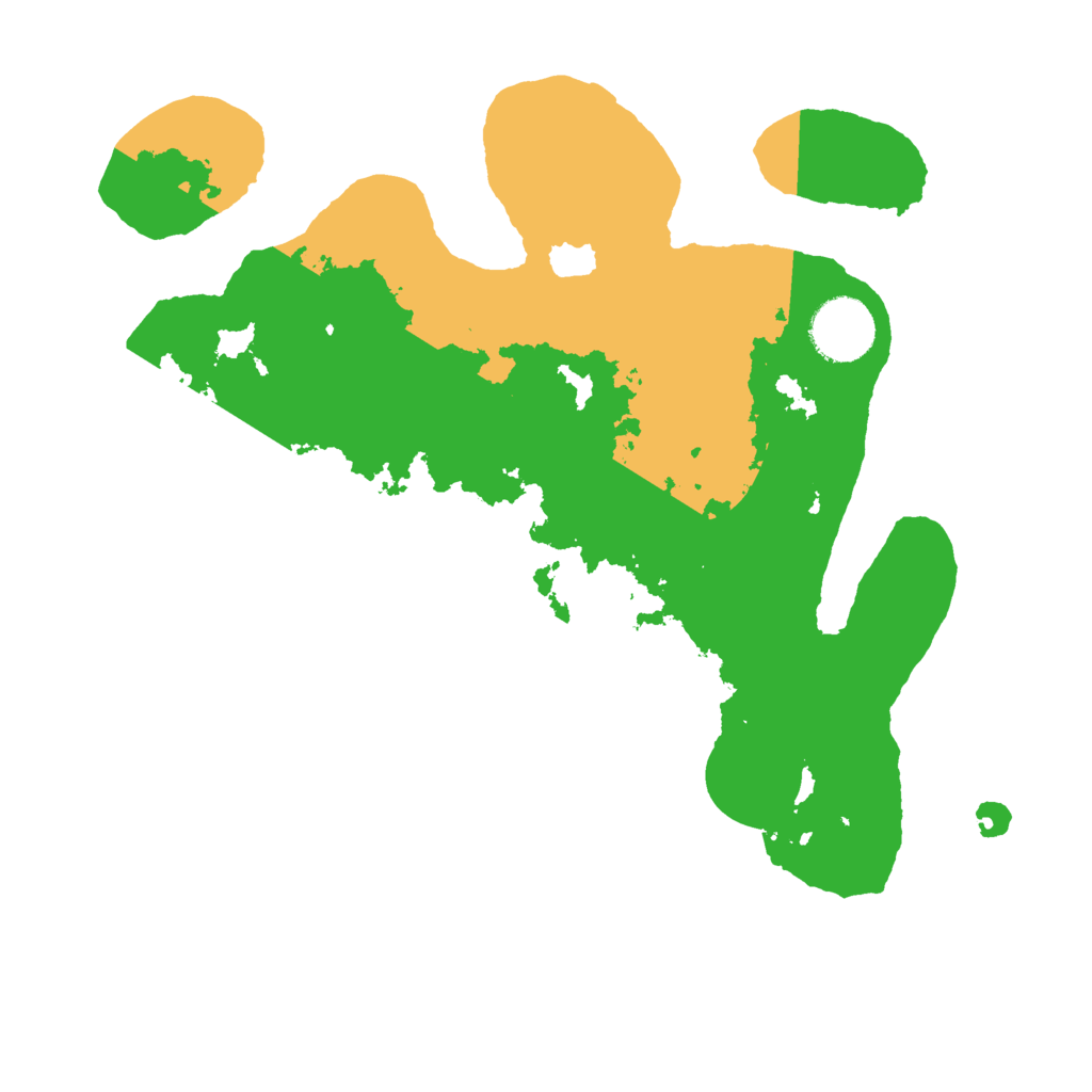 Biome Rust Map: Barren, Size: 3000, Seed: 67487173