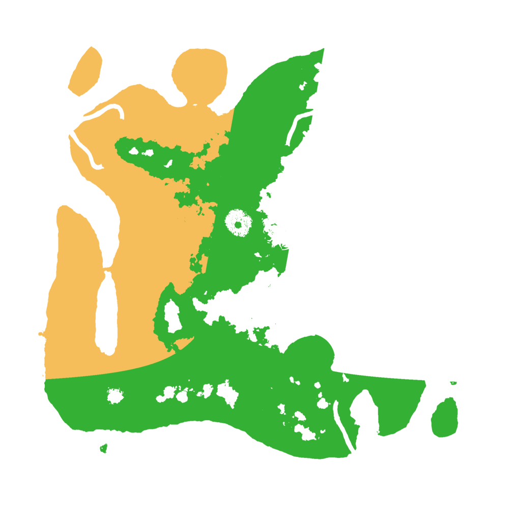 Biome Rust Map: Procedural Map, Size: 3000, Seed: 25877