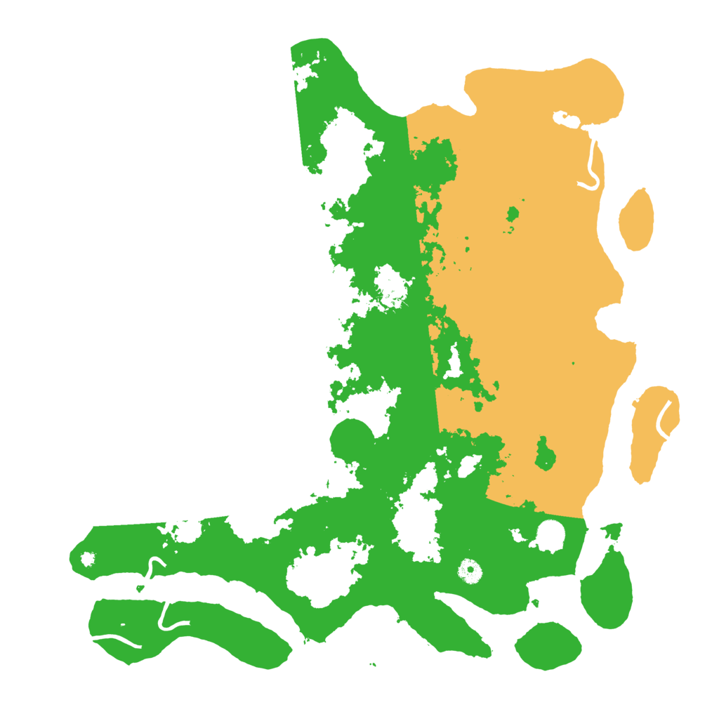 Biome Rust Map: Procedural Map, Size: 4500, Seed: 455745556