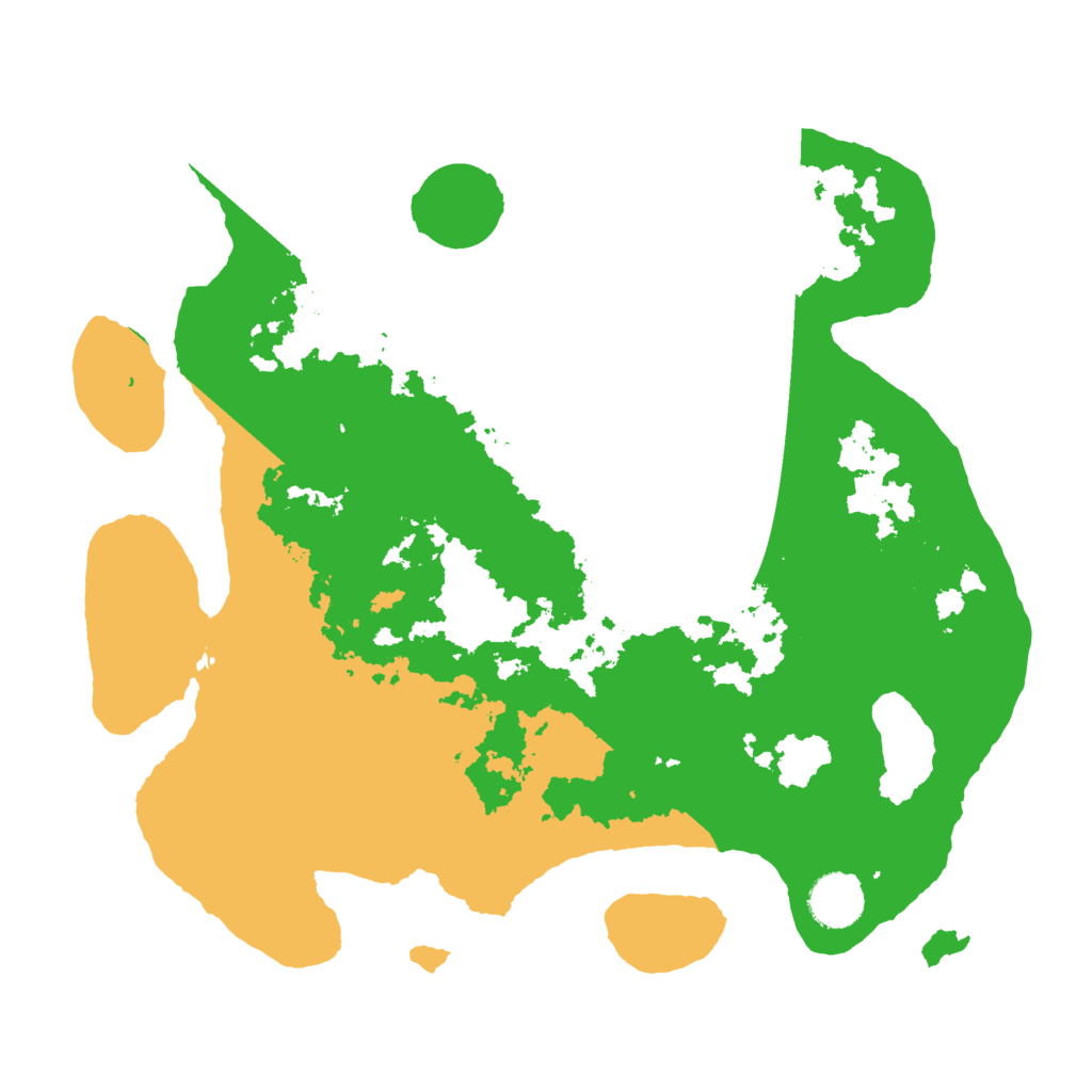 Biome Rust Map: Barren, Size: 3500, Seed: 587