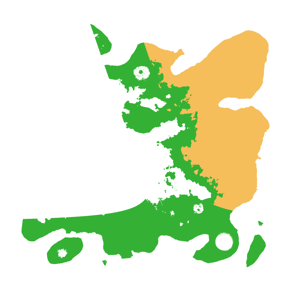 Biome Rust Map: Procedural Map, Size: 3000, Seed: 27118