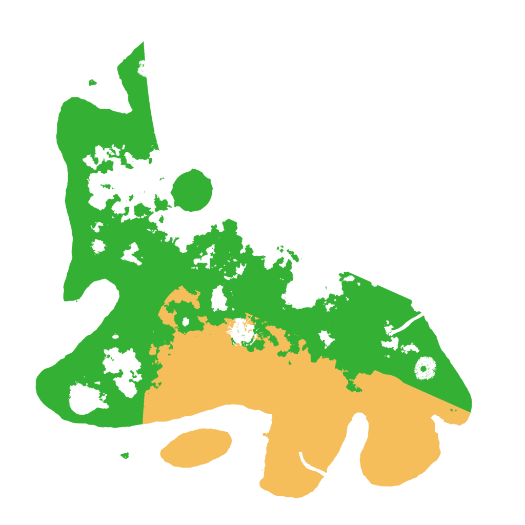 Biome Rust Map: Procedural Map, Size: 3500, Seed: 2023703