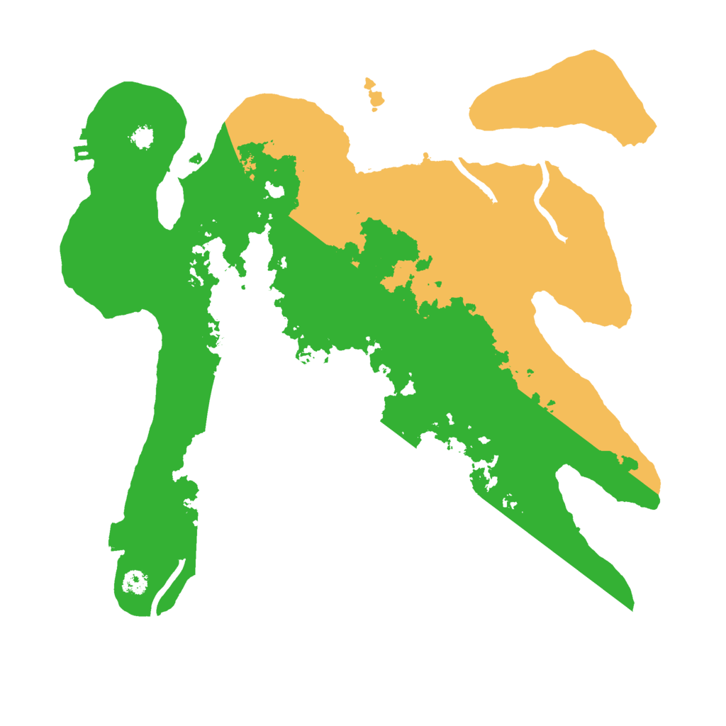 Biome Rust Map: Procedural Map, Size: 3000, Seed: 870451601