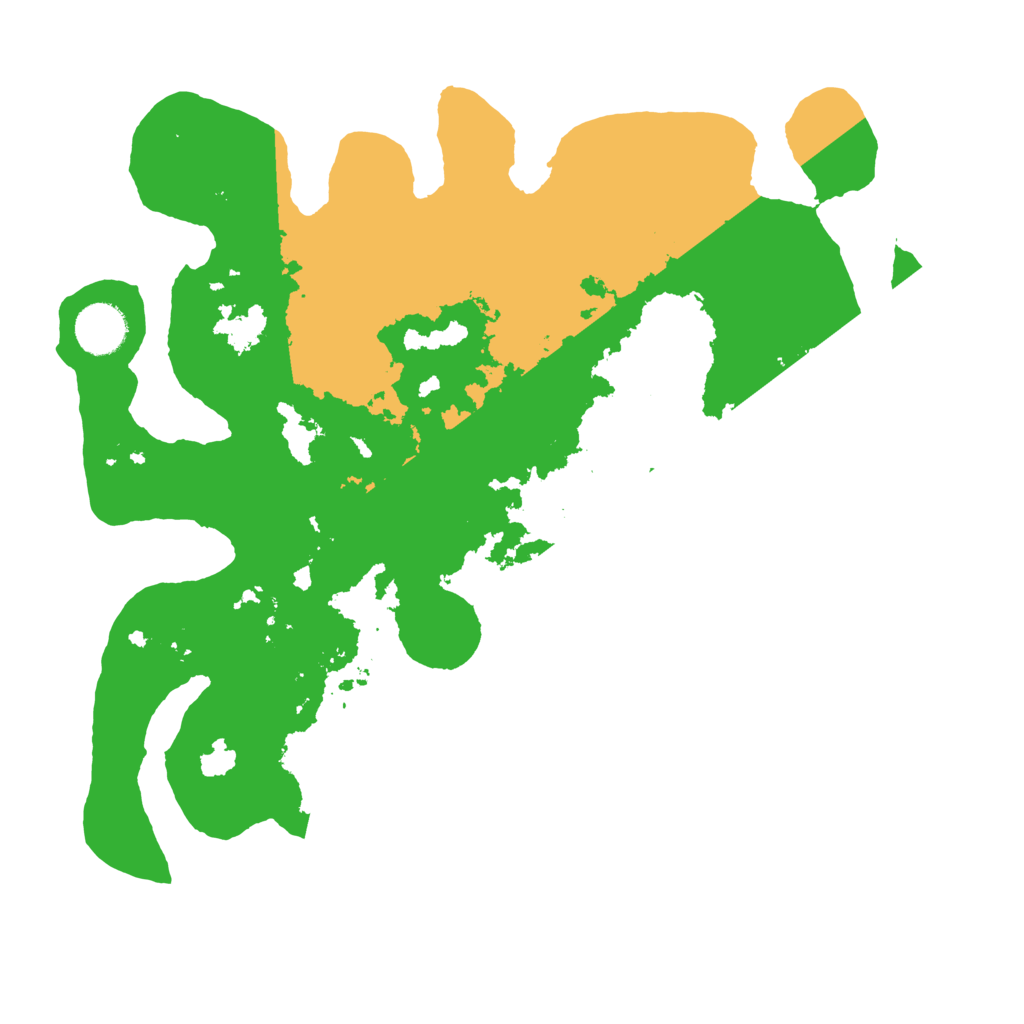 Biome Rust Map: Barren, Size: 3500, Seed: 39744863