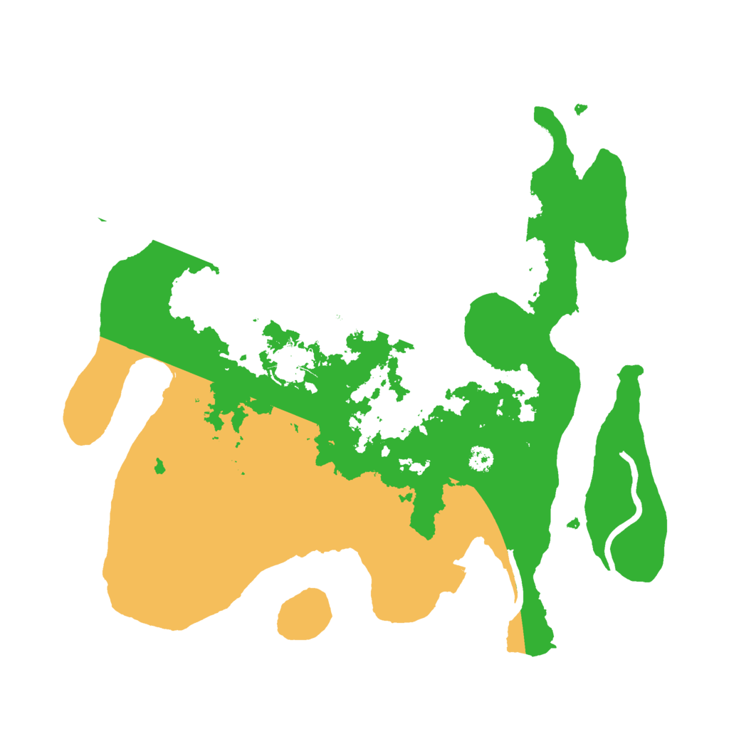 Biome Rust Map: Procedural Map, Size: 3000, Seed: 15559