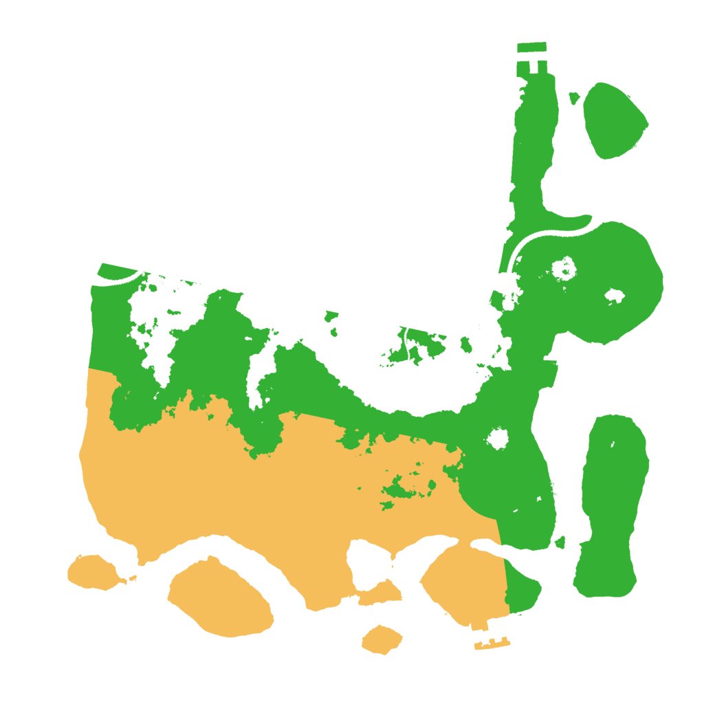 Biome Rust Map: Procedural Map, Size: 3000, Seed: 19482