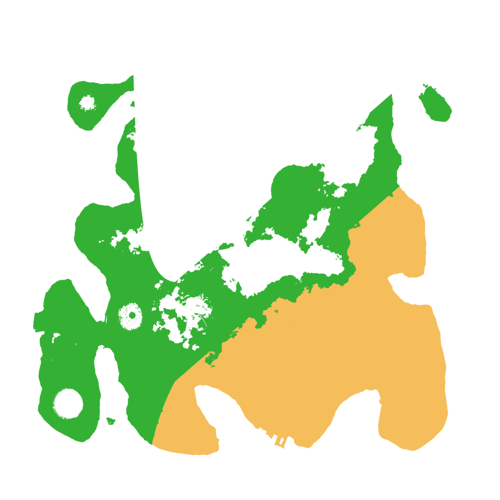 Biome Rust Map: Procedural Map, Size: 3000, Seed: 23784025