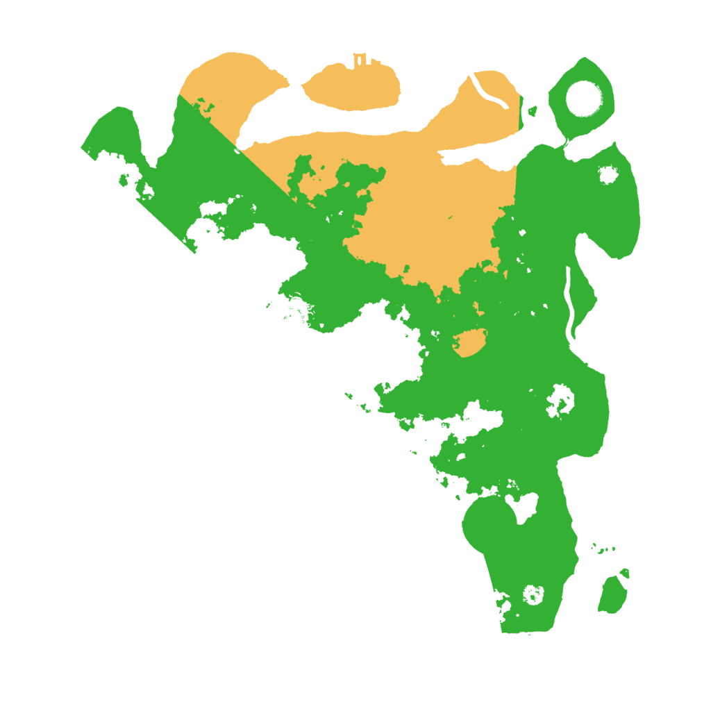 Biome Rust Map: Procedural Map, Size: 3500, Seed: 30755631