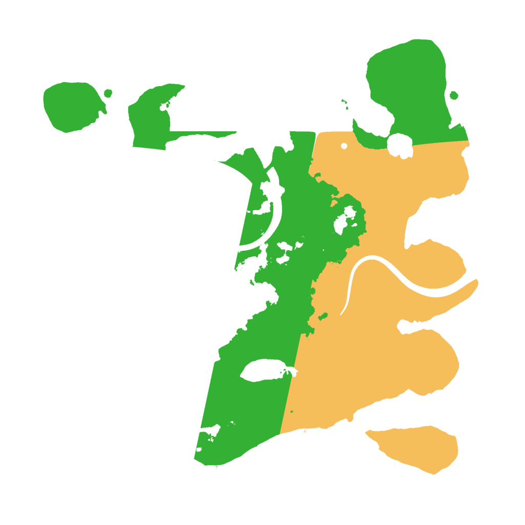 Biome Rust Map: Procedural Map, Size: 2500, Seed: 905855862