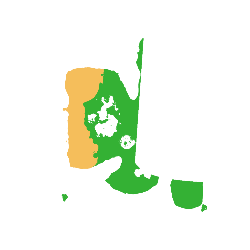 Biome Rust Map: Procedural Map, Size: 1850, Seed: 13337