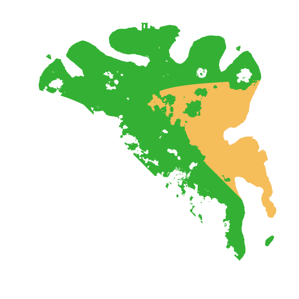 Biome Rust Map: Procedural Map, Size: 3000, Seed: 2288557