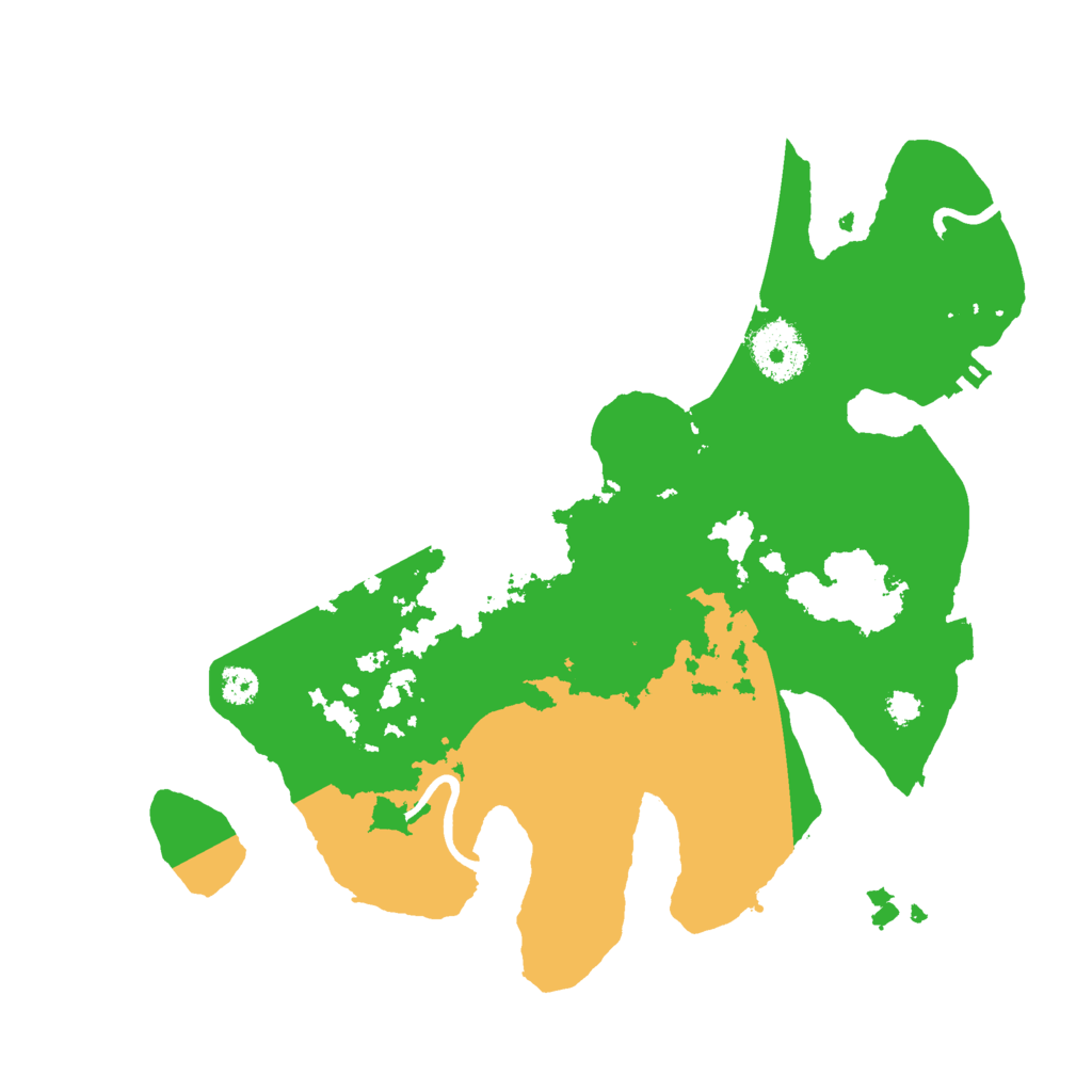 Biome Rust Map: Procedural Map, Size: 3000, Seed: 7744691