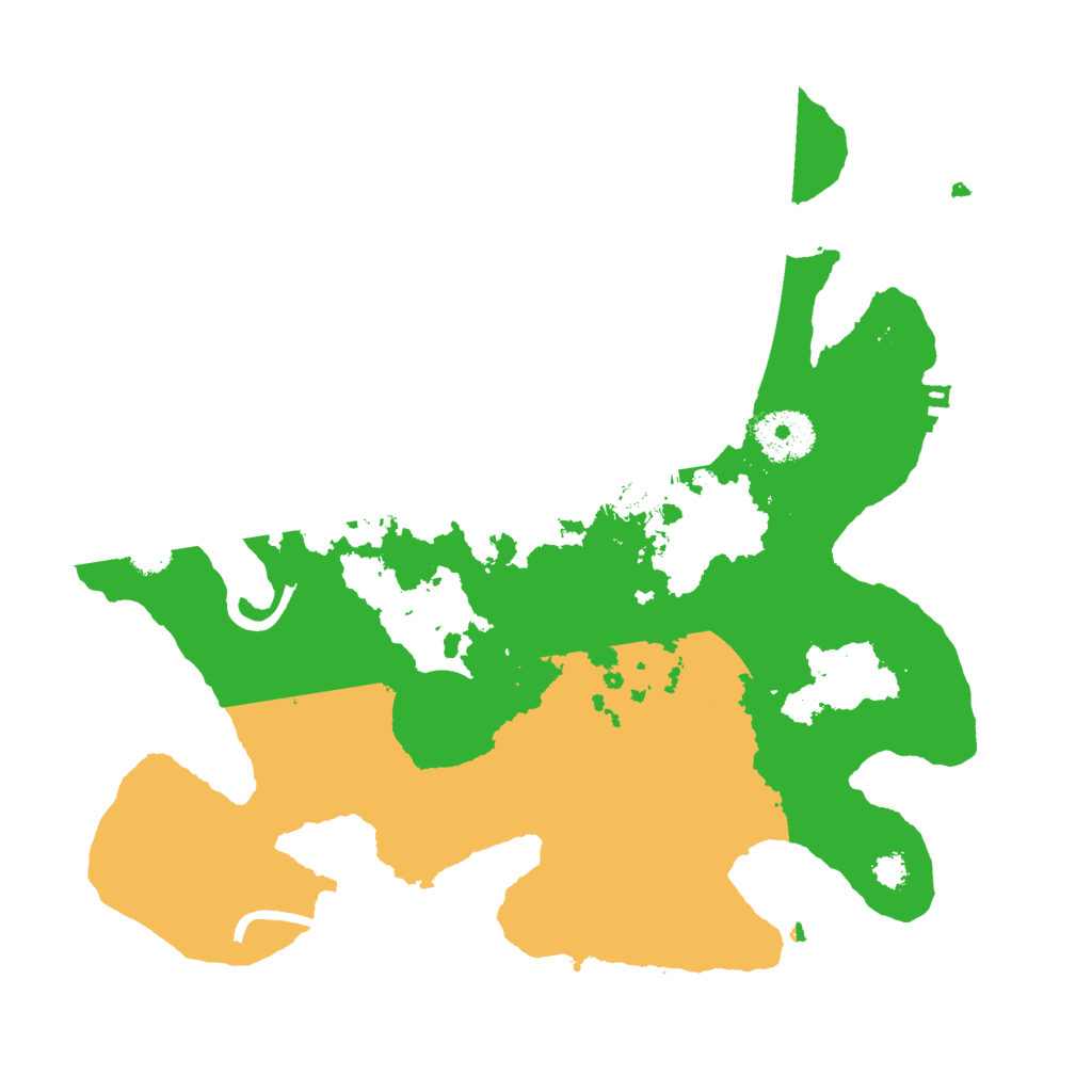 Biome Rust Map: Procedural Map, Size: 3000, Seed: 13018990