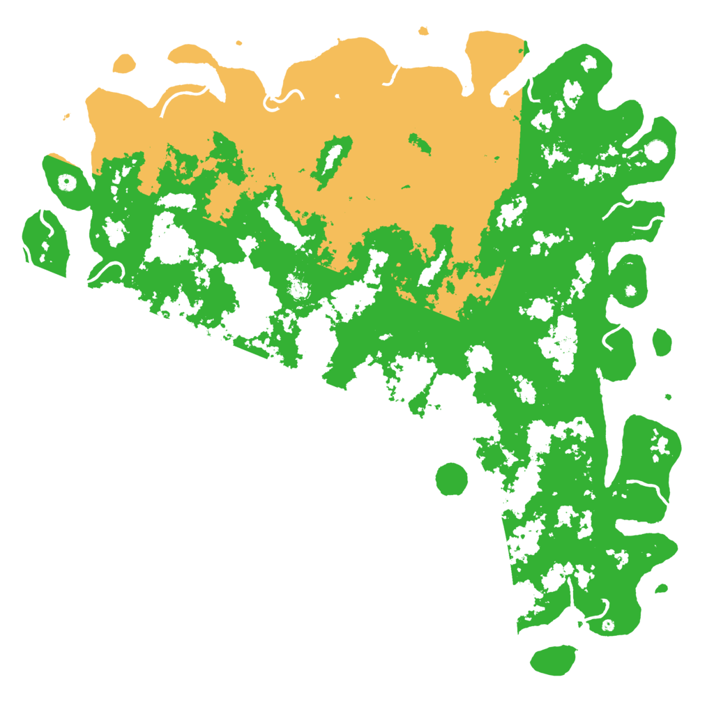 Biome Rust Map: Procedural Map, Size: 6000, Seed: 1288564779