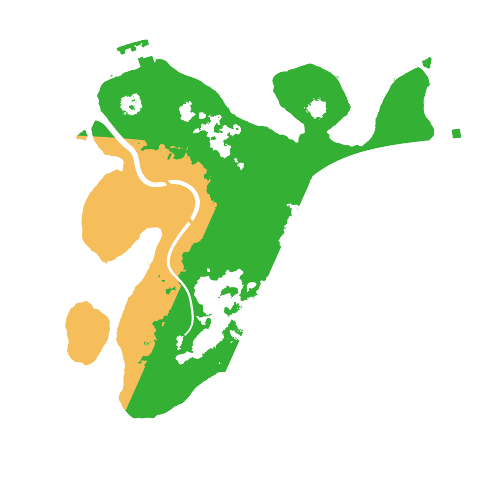 Biome Rust Map: Procedural Map, Size: 2400, Seed: 469859615