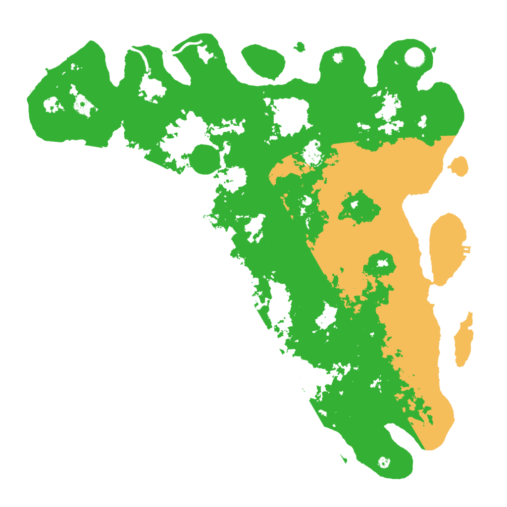 Biome Rust Map: Procedural Map, Size: 4500, Seed: 1867493871