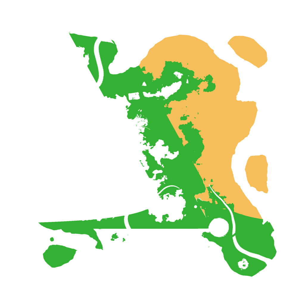 Biome Rust Map: Procedural Map, Size: 3000, Seed: 319829900