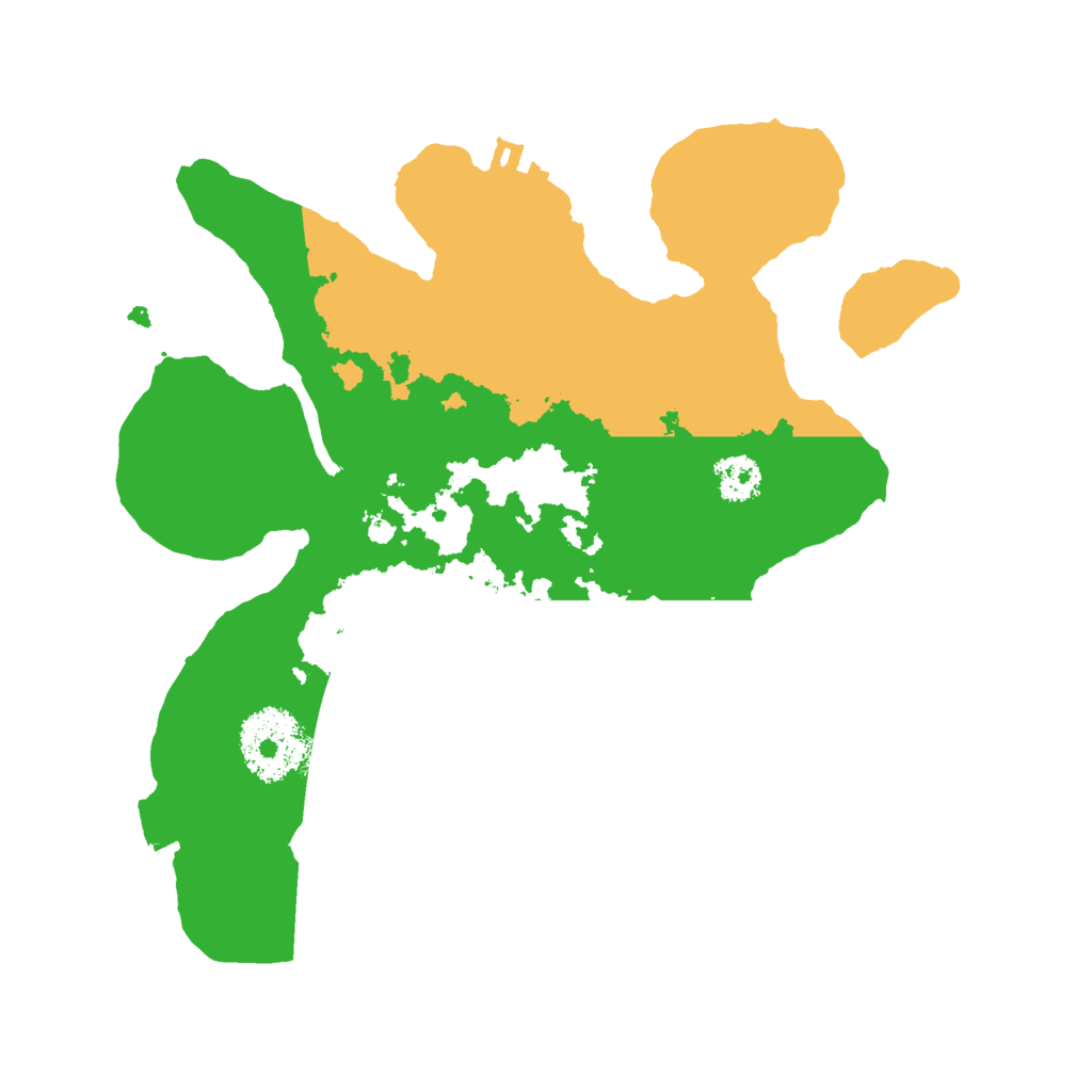 Biome Rust Map: Procedural Map, Size: 2400, Seed: 693735440