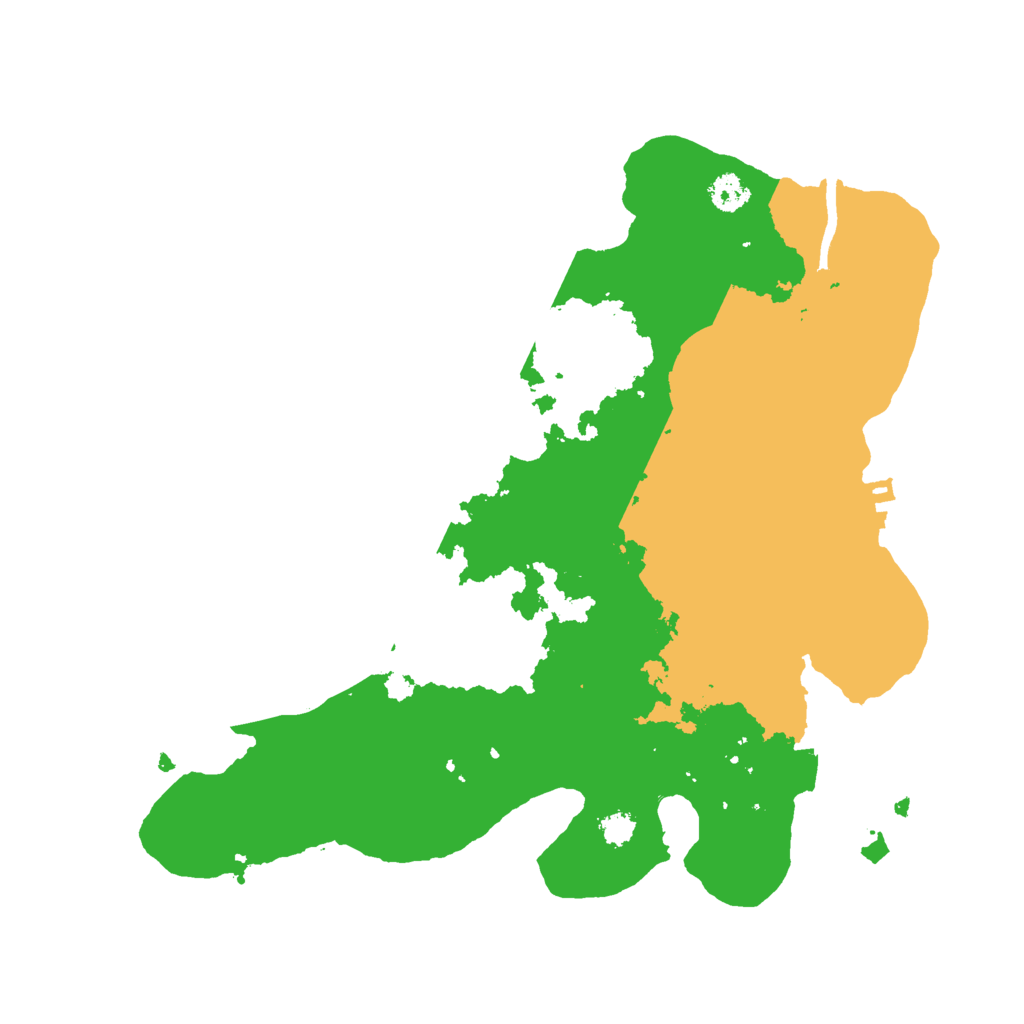 Biome Rust Map: Procedural Map, Size: 2800, Seed: 184623