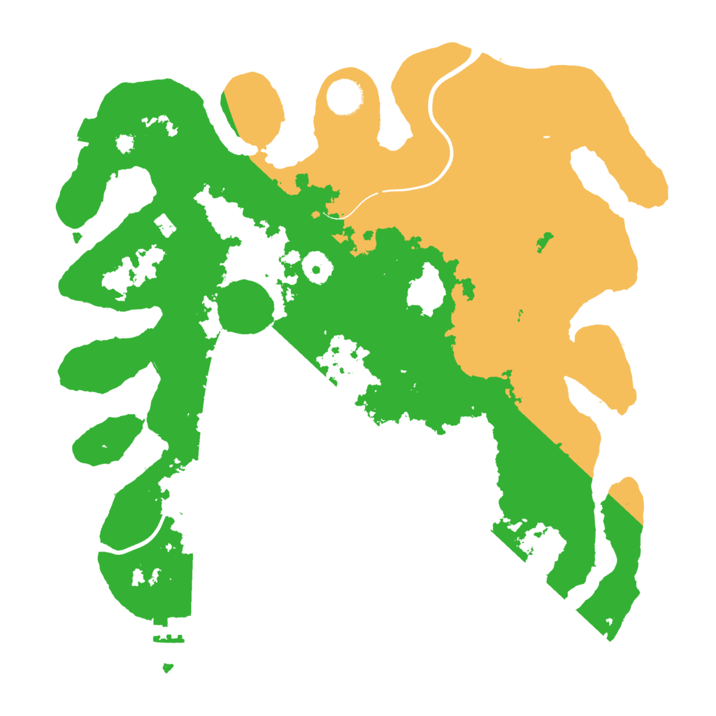 Biome Rust Map: Procedural Map, Size: 3500, Seed: 1323848461