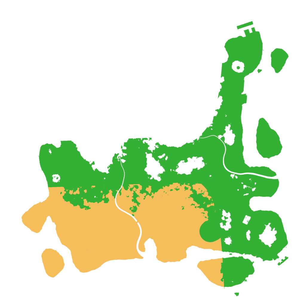 Biome Rust Map: Procedural Map, Size: 3750, Seed: 27729868
