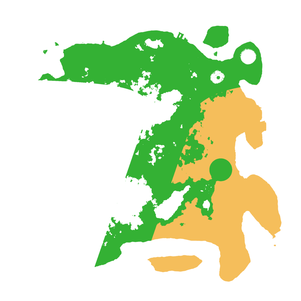 Biome Rust Map: Procedural Map, Size: 3500, Seed: 21634