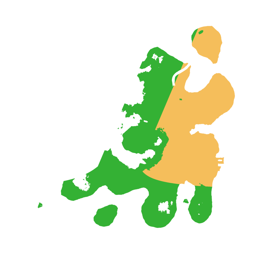 Biome Rust Map: Procedural Map, Size: 2500, Seed: 948990092