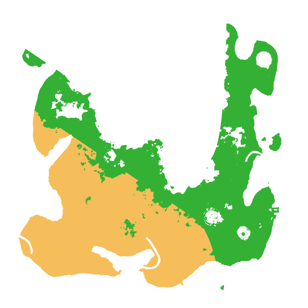 Biome Rust Map: Procedural Map, Size: 3500, Seed: 916455631