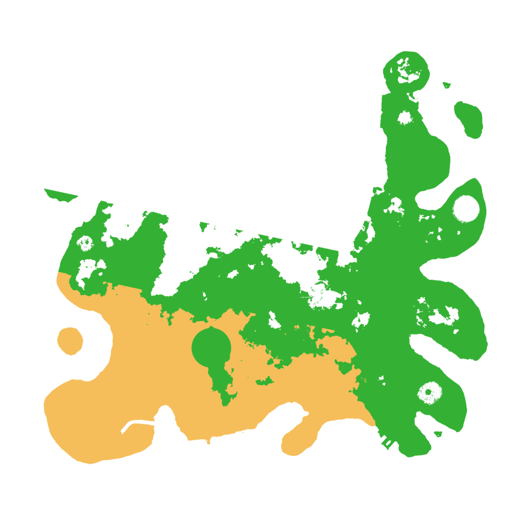Biome Rust Map: Procedural Map, Size: 3500, Seed: 1504731994