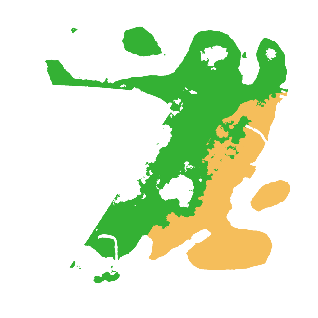 Biome Rust Map: Procedural Map, Size: 2800, Seed: 172087912