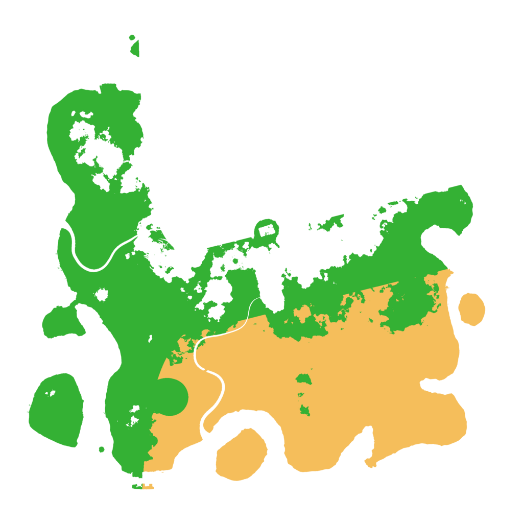 Biome Rust Map: Procedural Map, Size: 3700, Seed: 944444322