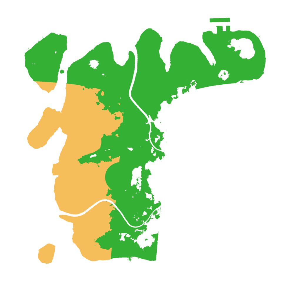 Biome Rust Map: Procedural Map, Size: 3000, Seed: 6945832