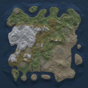 Thumbnail Rust Map: Procedural Map, Size: 3900, Seed: 3486489, 17 Monuments