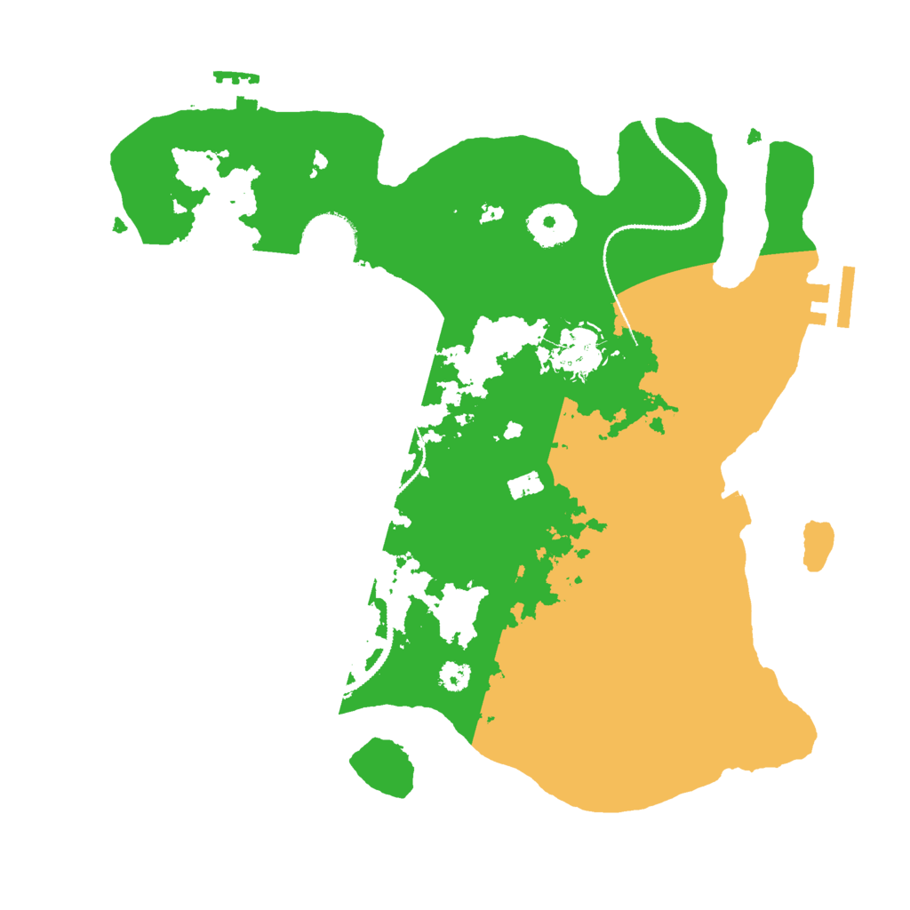 Biome Rust Map: Procedural Map, Size: 3000, Seed: 22508