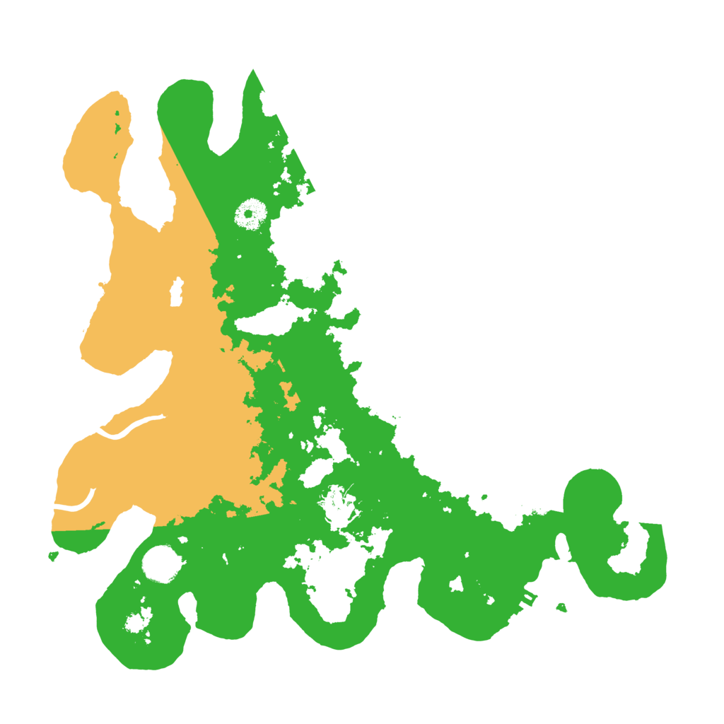 Biome Rust Map: Procedural Map, Size: 3500, Seed: 547383