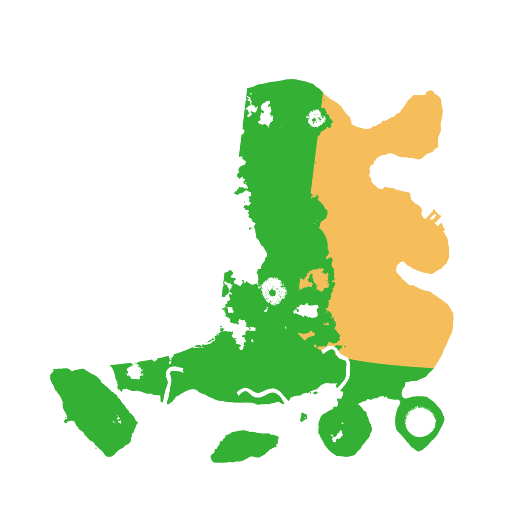 Biome Rust Map: Procedural Map, Size: 3000, Seed: 942855531