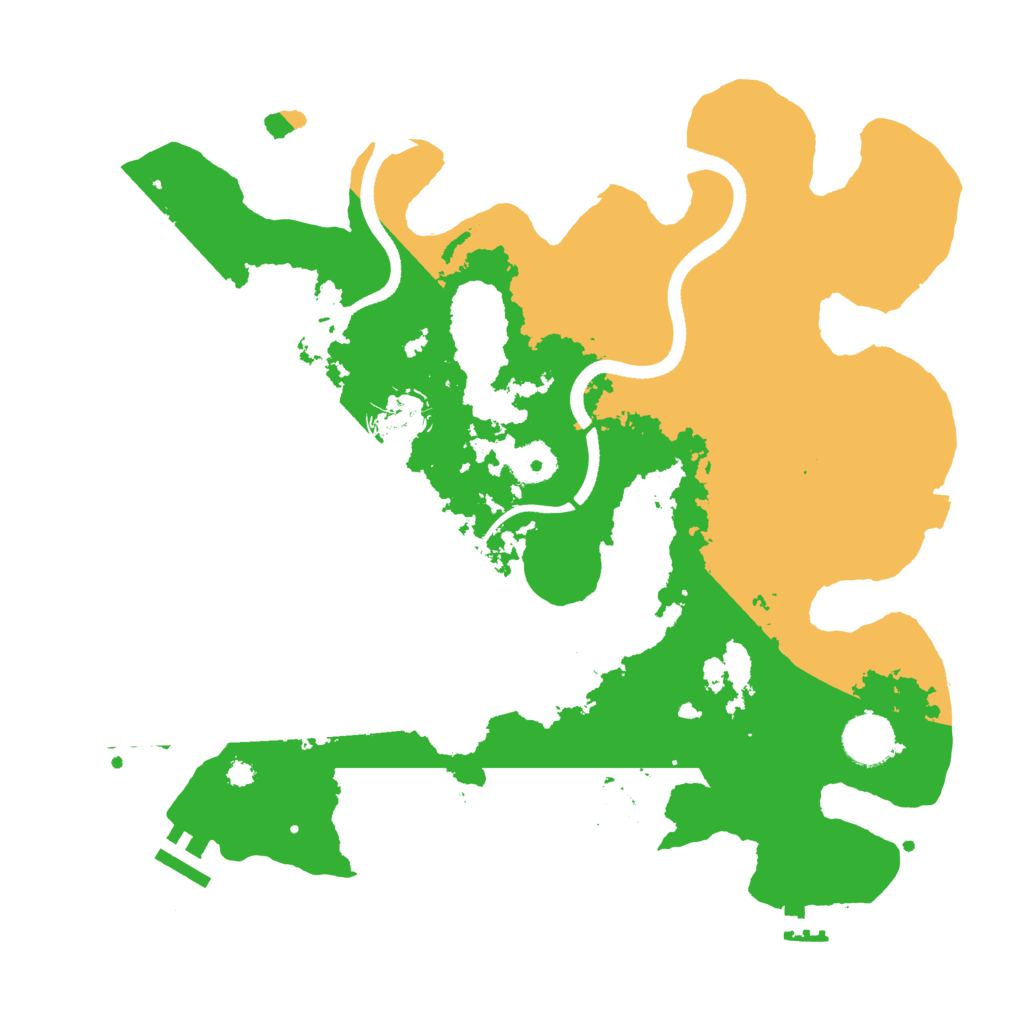 Biome Rust Map: Procedural Map, Size: 3500, Seed: 1221693145