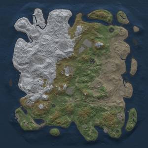 Thumbnail Rust Map: Procedural Map, Size: 4500, Seed: 78455, 18 Monuments