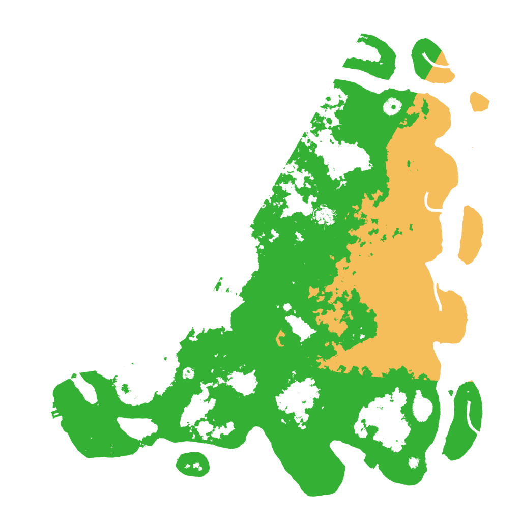 Biome Rust Map: Procedural Map, Size: 4500, Seed: 78455